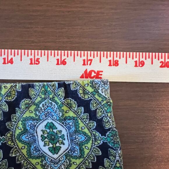 Vera Bradley Corduroy Pull -On Ankle Pants Women’s Size Large Drawstring Boho - Picture 7 of 12